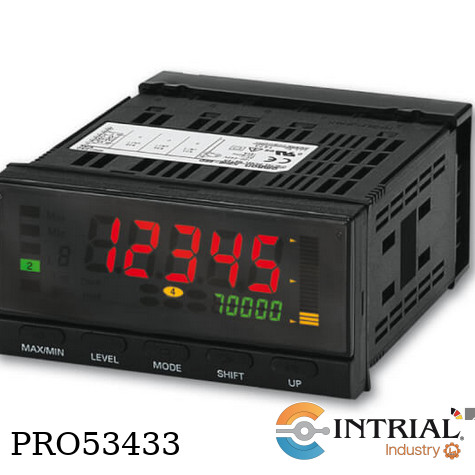 [K3HB-CPB+K34-C2+K33-L1A] DIGITAL PANEL METER OMRON 0 to 30 Hz, 0 to 50 kHz 1/8 DIN  20.4-26.4 V