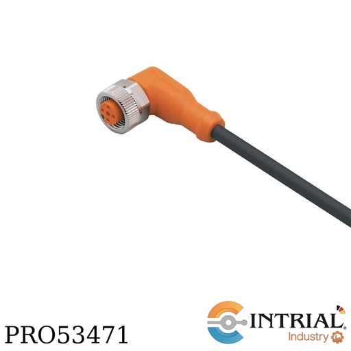 [EVC767] Female cordset IFM, [°C] -25...90