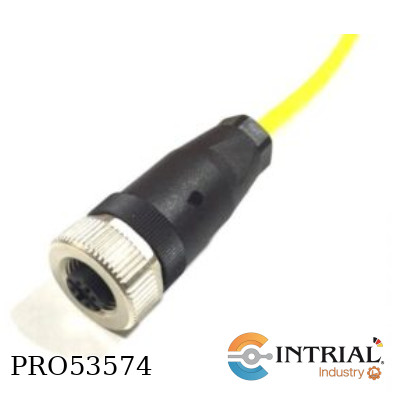 [RM12P-0-J9T4A-16] CABLE CONECTOR WILCOXON Teflon amarillo