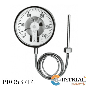 [TNF-5F-2-10-P-11-Y] CAPILLARY THERMOMETERS DIAM. 160 ACC. DIN EN 13190 kOBOLD  0...100 °C 6 mts. Steel with PVC