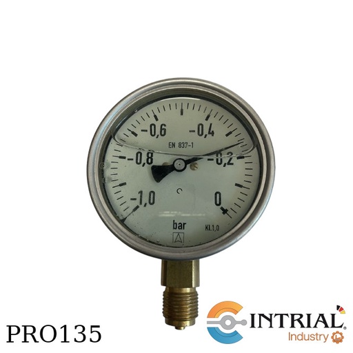 [RF100,D801(85201801)(-1to0bar)] MANOMETRO, -1-0BAR, G 1/2