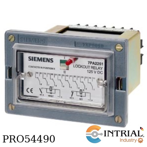[7PA2251] FAST LOCK OUT RELAY SIEMENS 125 VDC