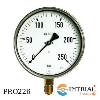 [RF100,D401(86532401)(0a160bar/0a2] Manometro 4'' Inf. Bronce (0 a 160 bar / 0 a 2320 psi)