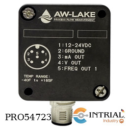 [EDG2-1B-12S] EDGE FLOW SENSOR-WITH BLUETOOTH AW LAKE -40°F to 185°F   Analog + 1 Pulse