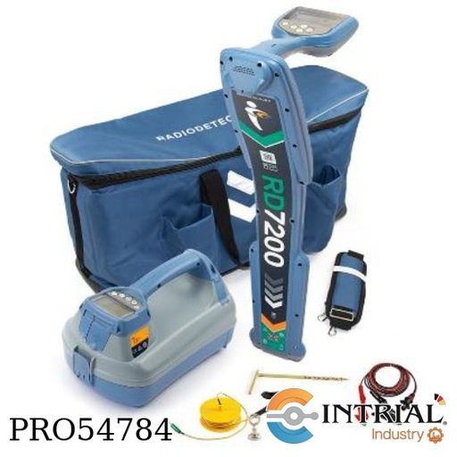 [RD7200] LOCALIZADOR DE TUBERIAS METÁLICAS, CABLES Y NO ENERGIZADOS RADIODETECTION  6E-15 Tesla, 5 μA a 1 met