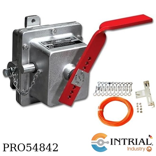 [RS-2L+RS-K] CABLE OPERATED SAFETY STOP CONTROL WITH 2 SP/DT