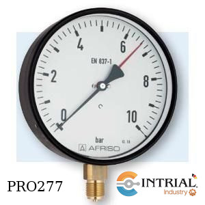 [RF100,D10185223101N4Z069)(0a400bar/psi)] Manómetro 100mm plastico, 1/2''NPT, 0-400 bar