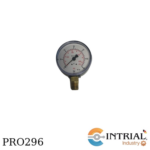 [85119101N2Z069] Manometro  2 1/2'' Bronce  (0 a 60 bar / psi)
