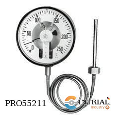 [TNF-1G-2-08-F-82-Y-S21] CAPILLARY THERMOMETER DIAM. 160 ACC. TO DIN EN 13190 KOBOLD 0...80 °C G 3/4 1st N/C, 2nd N/O