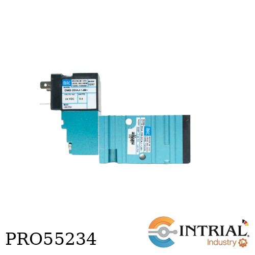 [411A-B0A-DM-DDAJ-1JM] PNEUMATIC SOLENOID VALVE MAC VALVES 5/2 OPERATOR ONLY