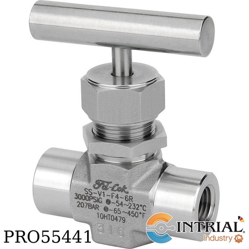 [SS-V1-F12-10] NEEDLE VALVE 316 SS, 3/4"Female