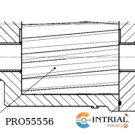 [BGZ056180-----55] Counter shaft with gear SF 6/180 STEIMEL  EC-HA, noise-optimized