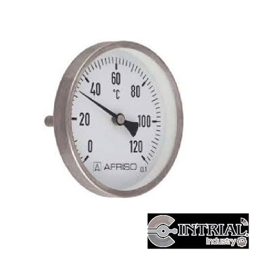 [BITH100-ED312(66349312)+NPT(64454)] ​TERMOMETRO BIMETALICO,  0 a 120°C , 4''(100mm)