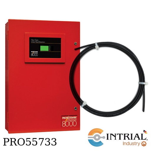 [PTS-8102] FIBER OPTIC FIRE DETECTION CONTROLLER PROTECTOWIRE 1 Channel with 2 km range 10 to 30 V DC   17 W ty