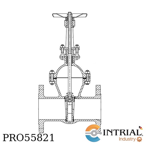[FIG.250] ​GATE VALVE OUTSIDE SCREW RT VALVES EN1092-1/21/B2 – PN63 DN 150