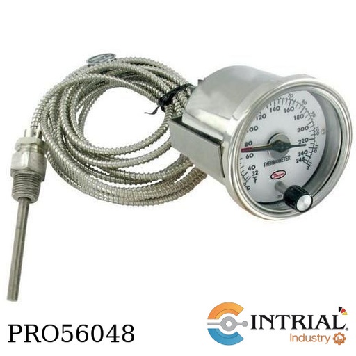 [RRT3250U] REMOTE READING THERMOMETER WITH SWITCH DWYER 32 to 248°F (0 to 120°C) ±3% FS.