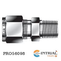 [FTII-100-12OD-M-12-DK] Tubing Fitting Inox Racor Recto (D-MT)