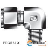 [DLM-8-8N-S] CONECTOR CODO DK LOK 90º MACHO 1/2" O.D X 1/2" NPT-M. SS316