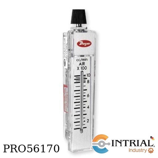 [RMA-13] RATE-MASTER® POLYCARBONATE FLOWMETERS DWYER 100 to 1000 CC/Min 4%. Air 1/8˝