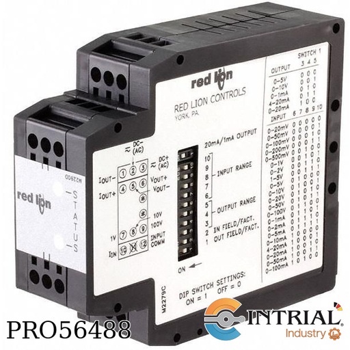 [IAMA3535] CONVERTIDOR DE SEÑAL REDLION 0 ~ 100mA, 0 ~ 100V   24 VCA, 11 ~ 36 VCC