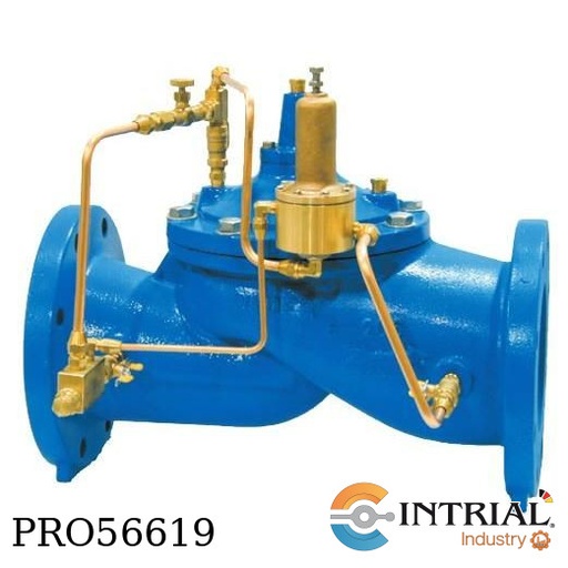[12-S106-RPS-300] VALVULA DE ALIVIO/SOSTENEDORA DE PRESION  SINGER VALVE ANSI B16.42 Clase 300# 20 - 200 psi