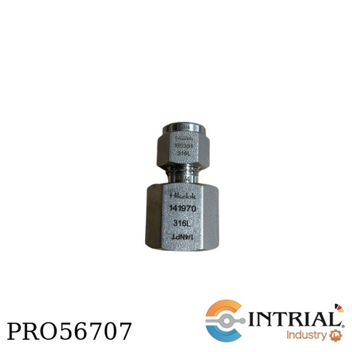 [F4-FC-FNPT4-316] Female connector SS316, 1/4'' ODX 1/4'' NPT FEMALE