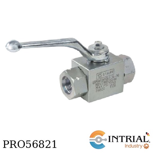 [BBV-2-G08-8001-M] HIGH-PRESSURE BLOCK BODY BALL VALVE STAUFF BBV-2-G08-8001-M