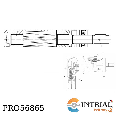 [EAR053032045EC55] DRIVE PINION STEIMEL 178.00 mm  45.00 mm