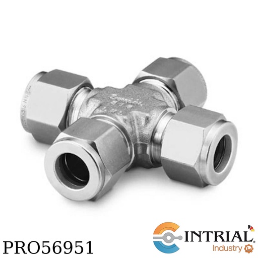 [FTII-300-14OD-X-X-SW] Tubing Fitting Inox Union Cruceta (D)