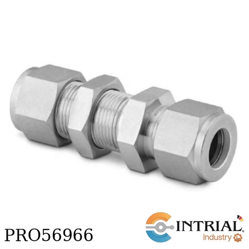 [FTII-140-14OD-X-X-SW] Tubing Fitting Inox Union Pasamuro (D)