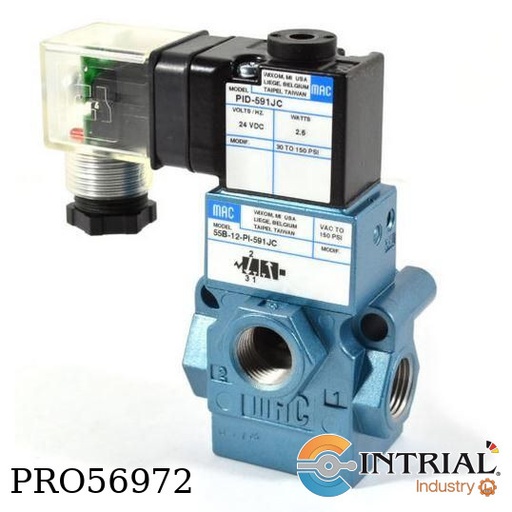 [55B-14-PI-591JM] ELECTROVALVULA MAC VALVES 24 VDC (2.5 W)