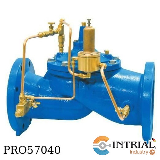 [4-206-RPS-150] Válvula de Alivio / Sostenedora de Presión SINGER 20 - 200 psi  ANSI B16.42 Clase 150# acero inox. 3