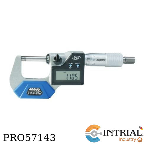 [313-001-01] MICROMETRO ACCUD 0-25mm/0-1" ±2 μm