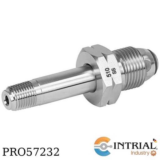 [PIN-CGA-510-SS] TUERCA Y NIPLE EN ACERO INOXIDABLE