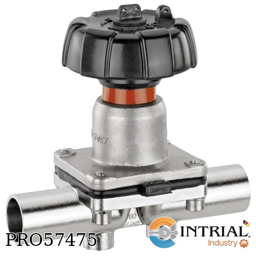 [612-20D80405401TS] DIAPHRAGM VALVE, METAL GEMU 612-20D80405401TS