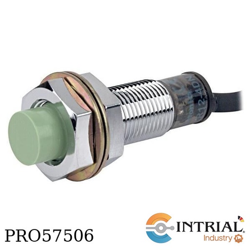 [PR12-4DN] ​SENSOR DE PROXIMIDAD AUTONICS 10V ~ 30V 500Hz NPN-NO, 3 hilos 0.157" (4mm)