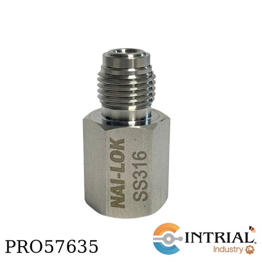 [NA-4N-4V] VCR Adaptor 1/4" NAI-LOK