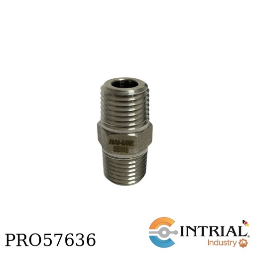 [FPT-100-IN-M-14-NL] Pipe Fittings Niple Hex (T)