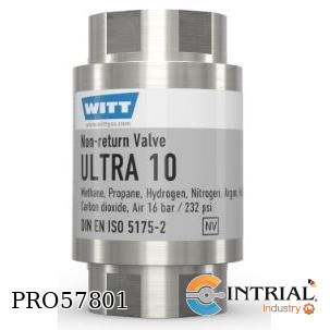 [034-008] Válvula antirretorno ULTRA 10 WITT ½” NPT 4 mbar 16 bar