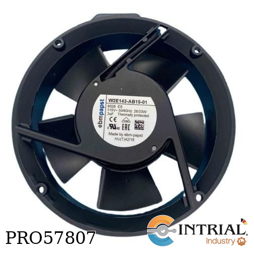 [W2E143-AB15-01] AXIAL COMPACT FAN EBM-PAPST  115 V 50/60 Hz 26/33W