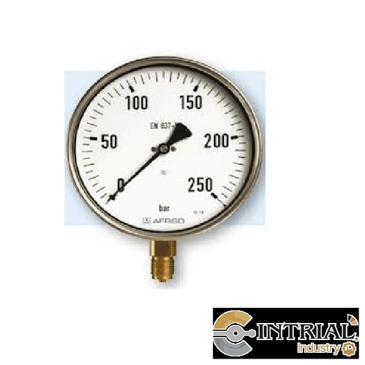 [RF160,D401(0a4BAR-0-TO-58-PSI)] Manómetro tip,o Bourdon  (0 to 4 bar/0 to 58 psi)