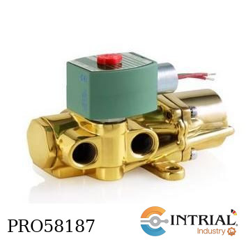 [8344G1MO] SOLENOID VALVE ASCO 4-Way  3/8 in 250 PSI Brass