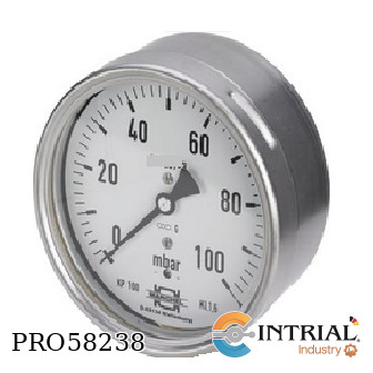 [MAN-RD73-B4-U1] Pressure Gauges with Bourdon Tube KOBOLD  G 1/4 male 0...2,5 bar  63 mm