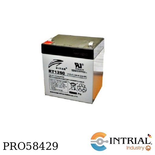 [RT1250(12V5AH)] BATERIA DE PLOMO Y ACIDO RITAR RT1250(12V5AH)