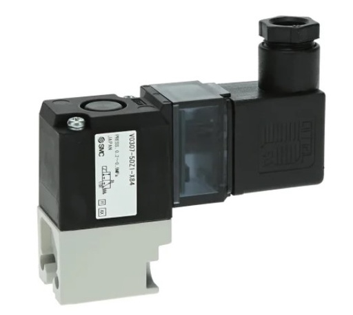 [VO307-5DZ1-X84] 3 Port Solenoid Valve SMC 24 VDC For manifold