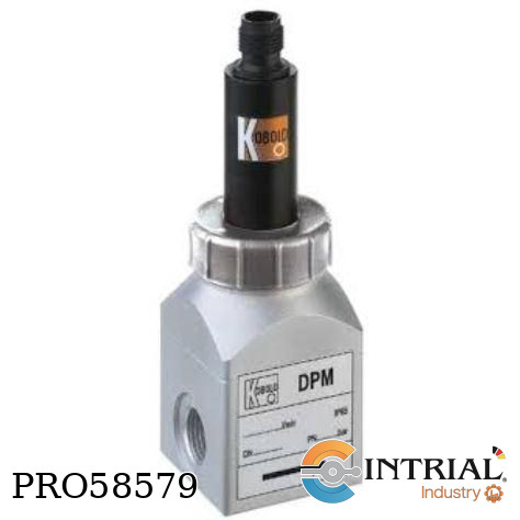 [DPM-1-5-07-G2-F300] Rotating Vane Flow Meter KOBOLD 50-700 mL/min G 1/4 female  M12x1, PNP