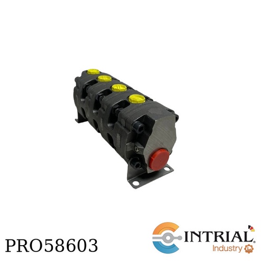 [H304-59-S(117044100)] 4-section high pressure flow divider, nlet flow: 96 l / min