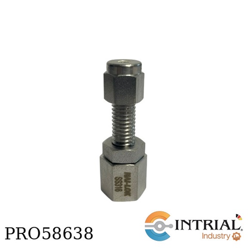 [FTII-160-18OD-F-18-NL] Tubing Fitting Inox Union Pasamuro (D-FT)