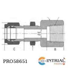 [FTII-160-14OD-F-14-NL] Tubing Fitting Inox Union Pasamuro (D-FT)