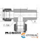 [FTII-250-14OD-M-14-NL] Tubing Fitting Inox Union Tee (D-MT-D)